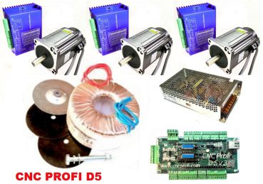 CNC Steuerung - Profi D5 Mill - für 4 Achsen - LAN-Verbindung mit PC  Software